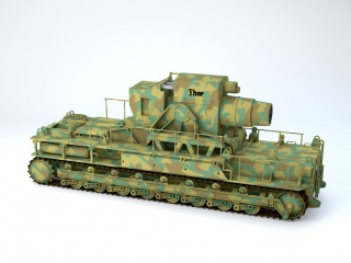 德国自行火炮C4D模型