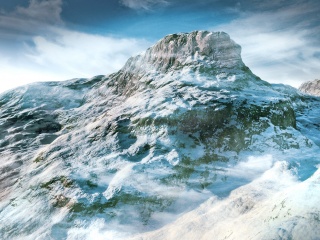雪山C4D模型