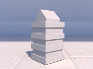 摩天大楼C4D模型