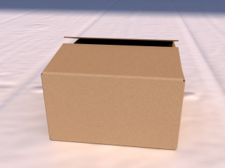纸箱C4D模型