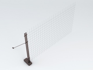铁丝网栅栏C4D模型