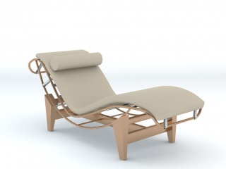 卧室休闲躺椅C4D模型