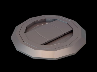 金属盖子C4D模型