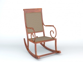 摇椅C4D模型