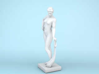 雕塑C4D模型