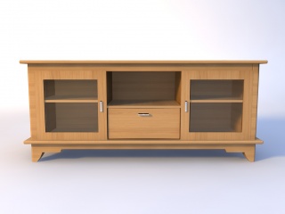 卧室电视柜C4D模型