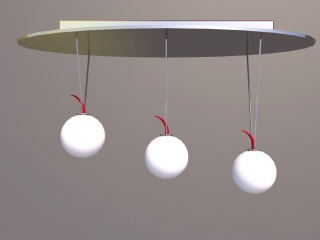 餐厅吊灯C4D模型