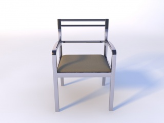 简约椅C4D模型