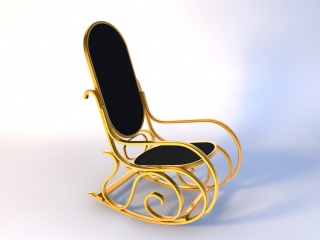 摇椅C4D模型