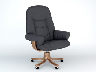 休闲老板椅C4D模型