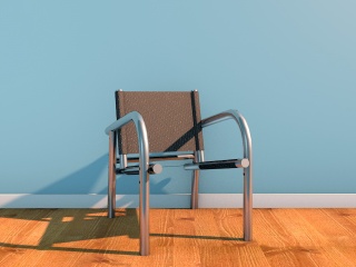 田园式椅子C4D模型