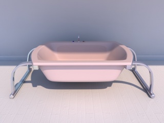 儿童浴缸C4D模型