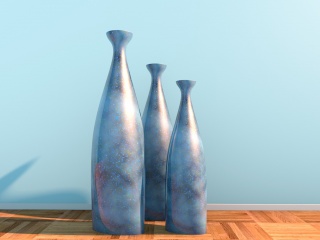装饰花瓶摆件C4D模型