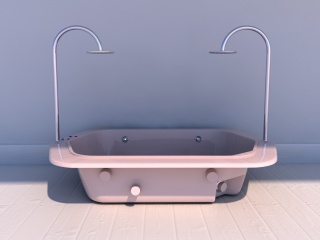 婴儿浴缸C4D模型