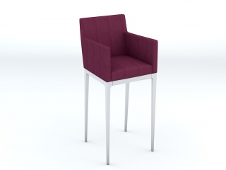 沙发吧椅C4D模型