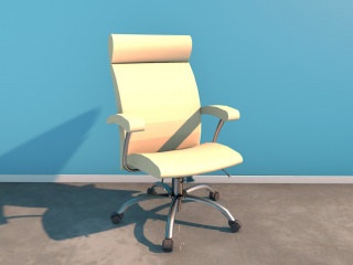 舒适办公椅C4D模型