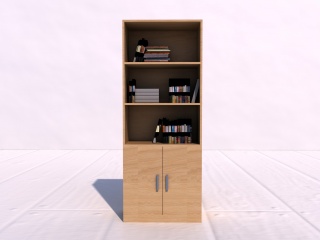 木质柜子C4D模型