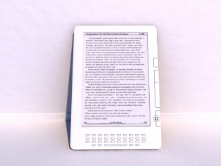 触摸屏电子书阅读器C4D模型