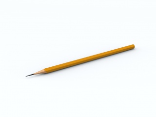 铅笔C4D模型