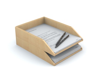 木质文件盒C4D模型