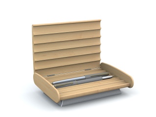 圆珠笔盒C4D模型