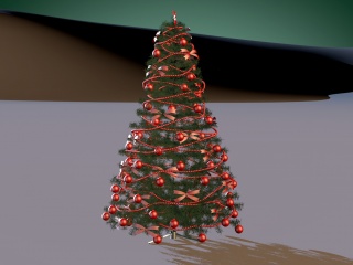 圣诞树C4D模型