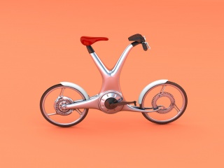 儿童自行车C4D模型