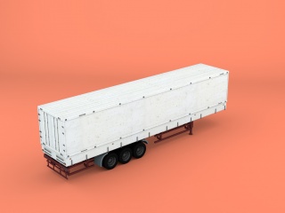 卡车车厢C4D模型
