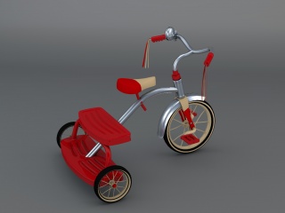 儿童三轮车C4D模型