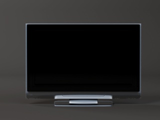 液晶电视机C4D模型