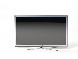 液晶立式电视机C4D模型