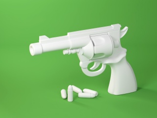 玩具手枪C4D模型