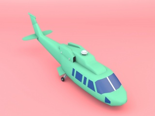 儿童飞机C4D模型