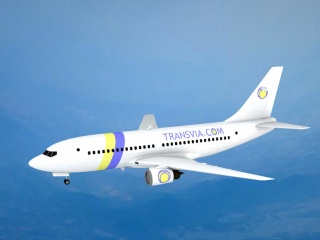 客机C4D模型