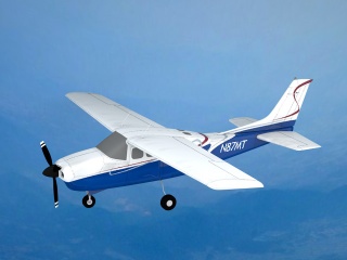 私人飞机C4D模型
