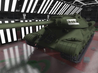 苏联907中型坦克C4D模型