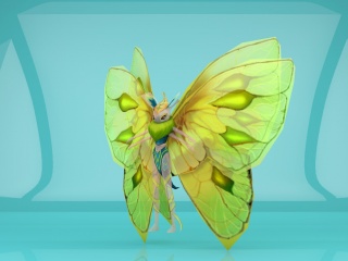蝴蝶精灵C4D模型