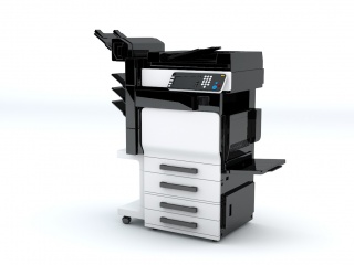 商用打印机C4D模型