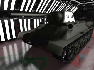 苏联T-34中型坦克C4D模型