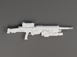 武器C4D模型