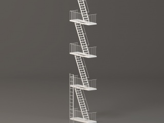 楼梯C4D模型