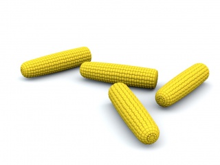玉米C4D模型