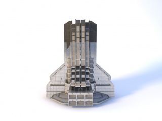 大厦大楼C4D模型