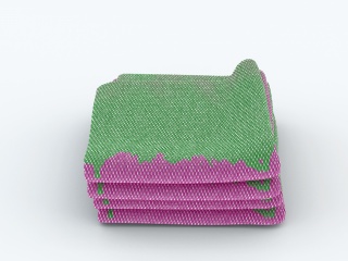 超细纤维美容巾C4D模型