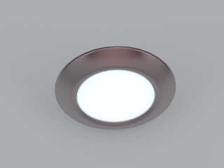 圆形筒灯C4D模型