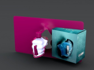 异形瓶子香水C4D模型