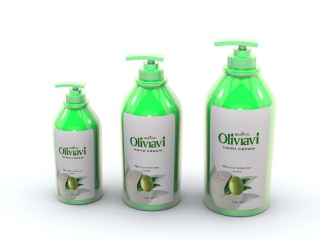 橄榄洗发水C4D模型