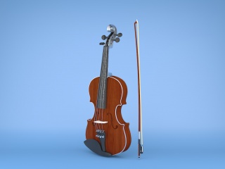 古典大提琴C4D模型
