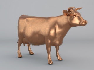 黄牛C4D模型