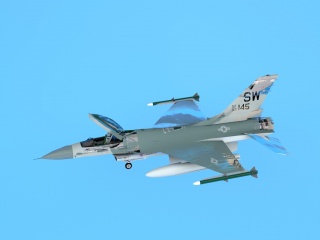 蓝色喷气式飞机C4D模型